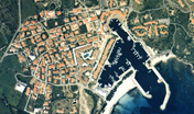 Fotografia aerea della costa