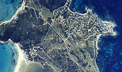 Capo Carbonara, foto aerea